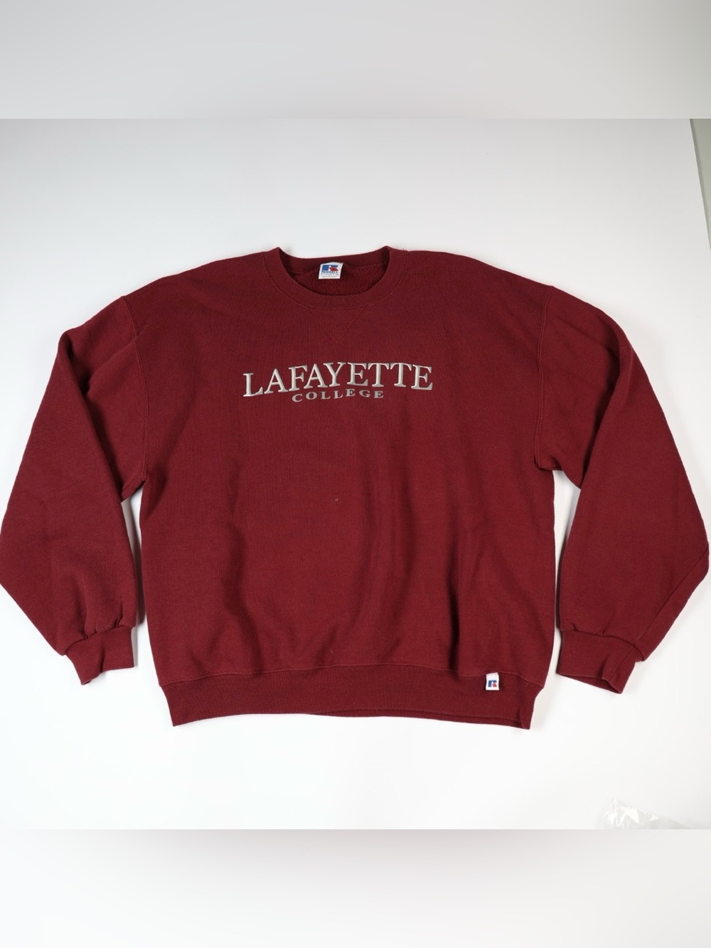 Vintage Lafayette College Crew Neck Sweatshirt Russell Athletic Large